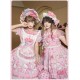 Mademoiselle Pearl Sanrio Hello Kitty Candy Themed Apron Blouse Salopette JSKs and OPs(Reservation/Full Payment Without Shipping)